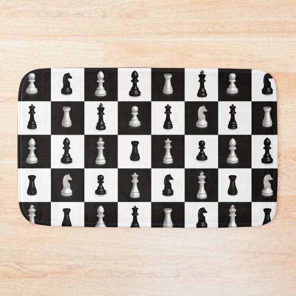 Item preview, Ajedrez 3d en blanco y negro. designed and sold by Mallva.
