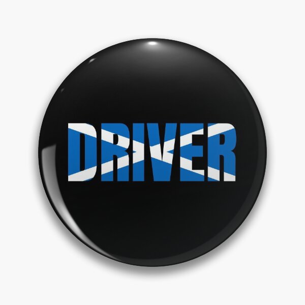 Item preview, Scottish Driver - Saltire Flag Blue designed and sold by Indy2tees.