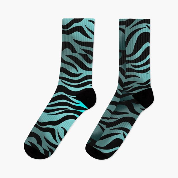 Artikelvorschau, Fließender blauer Tigerdruck mit Farbverlauf entworfen und verkauft von Infinotterns.