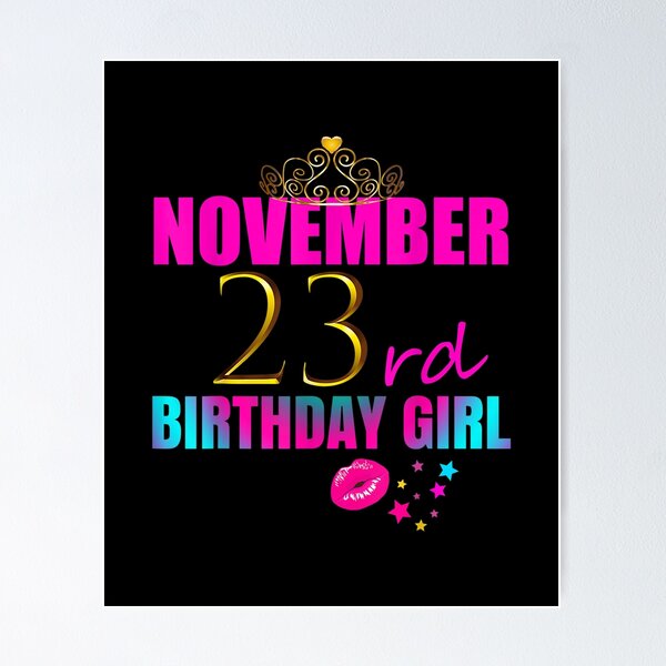 Item preview, November 23rd Birthday Girl Party designed and sold by patriciaa12.