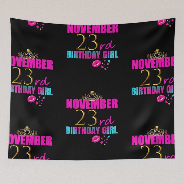 Item preview, November 23rd Birthday Girl Party designed and sold by patriciaa12.