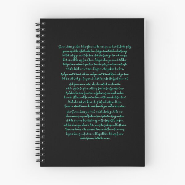 Item preview, Suzanne - Leonard Cohen (lyrics) v.3 designed and sold by x1brett.