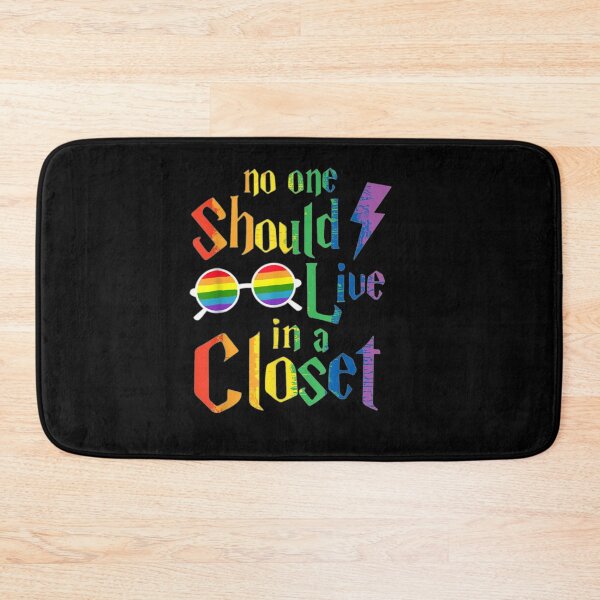 Item preview, No One Should Live In A Closet LGBT-Q Gay Pride Proud Ally designed and sold by wilsonart91.
