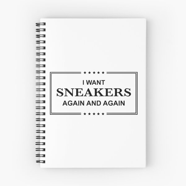 Item preview, I Want Sneakers Again and Again - Black designed and sold by Tee4Daily.
