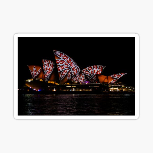 Sydney Vivid 20 Boomerangs Sticker