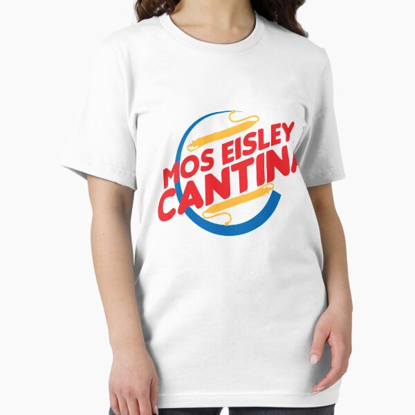 Vista previa del artículo con la obra «CAMISETA FAST FOOD MOS EISLEY CANTINA # 2», diseñado y vendido por Tyler Brossman.