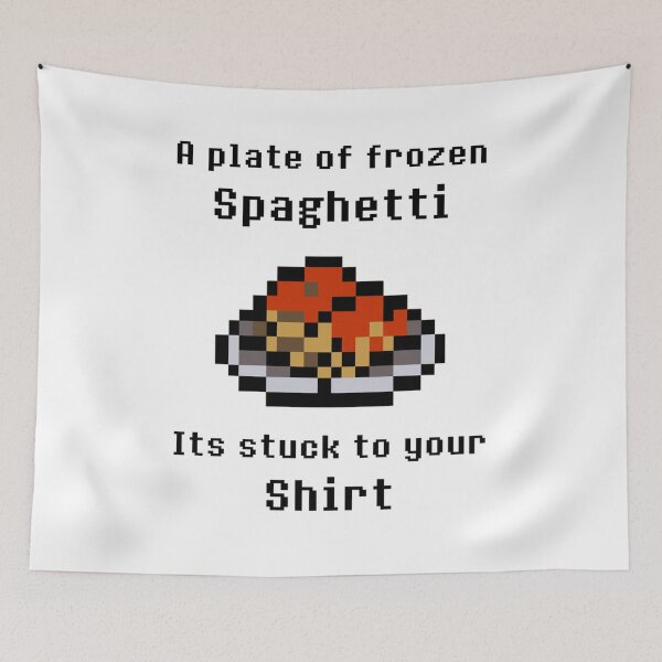 Item preview, Undertales Video Game - A Plate Of Frozen Spaghetti designed and sold by LarryMichael6.