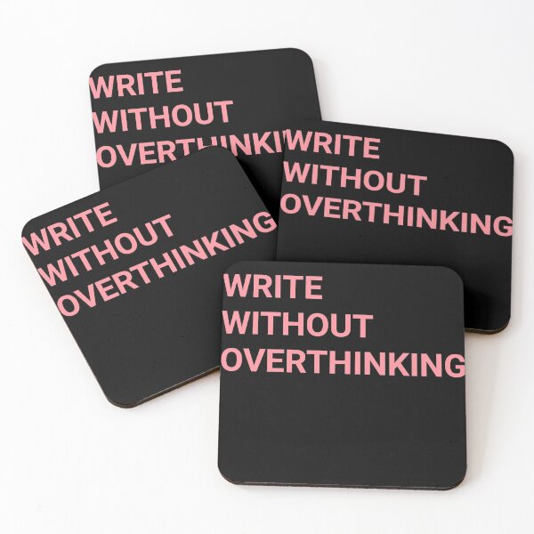 Item preview, Write without overthinking  designed and sold by Tej0711.