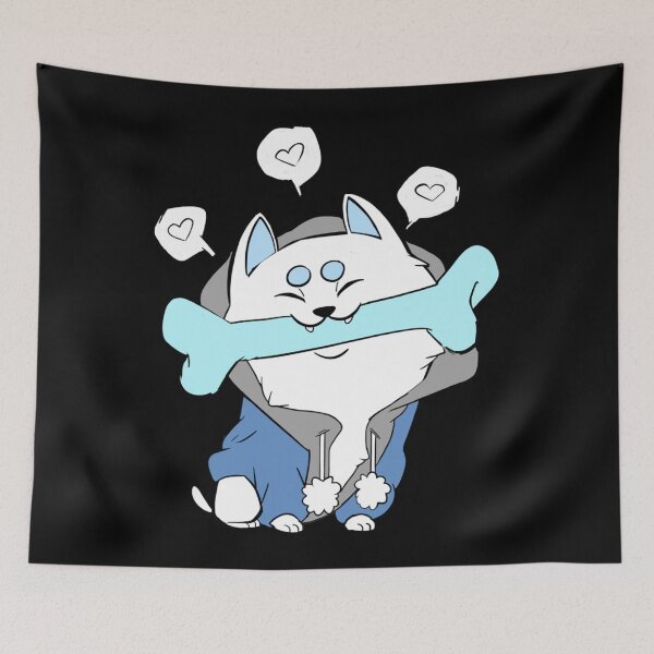 Item preview, Undertales Game Good Luck Kiddo Cute Dog designed and sold by LarryMichael6.