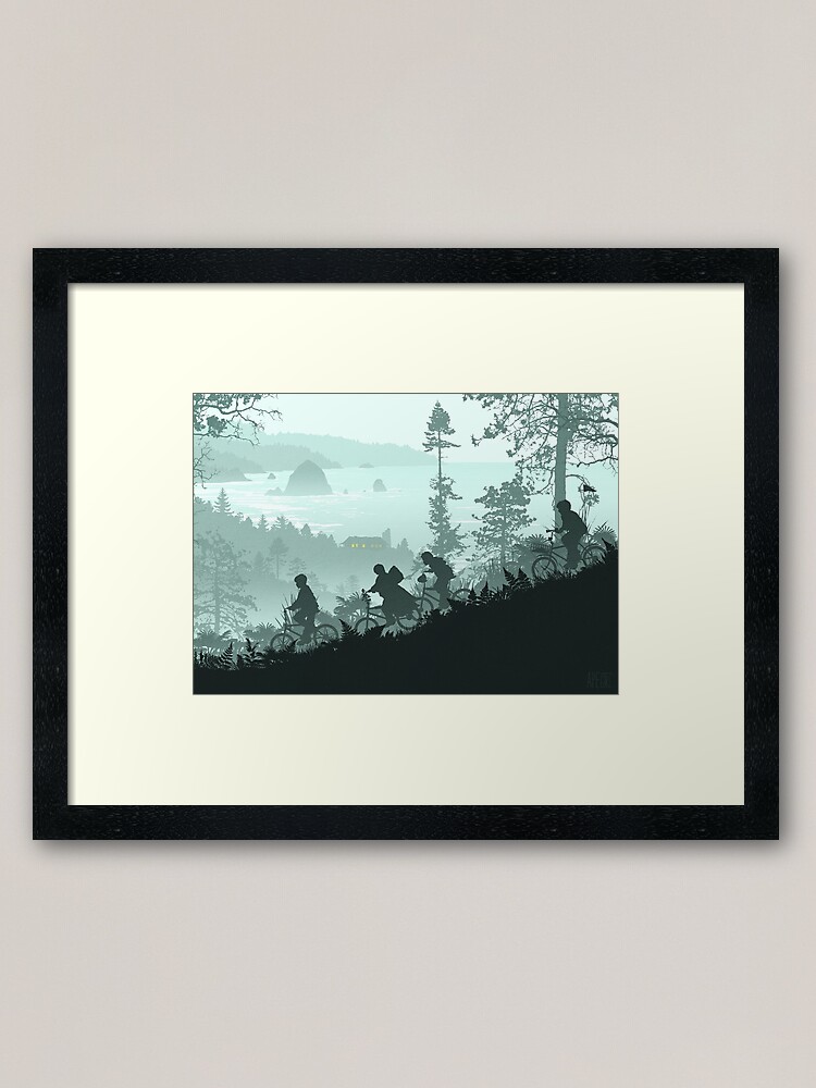 Alternate view of Goonies Never Say Die Framed Art Print