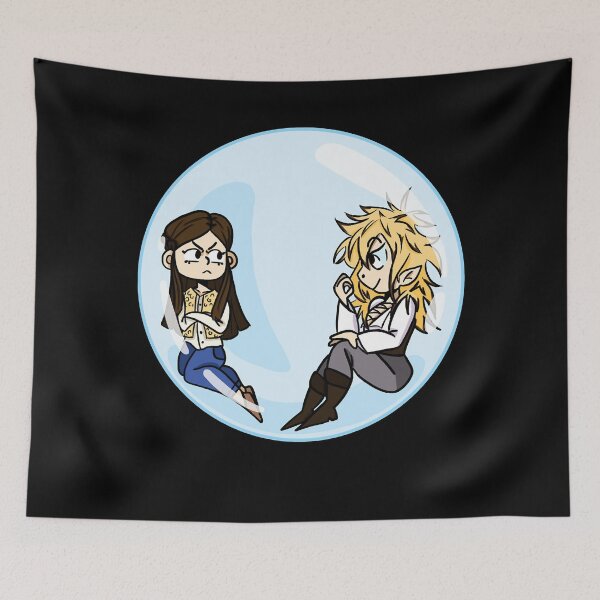 Item preview, Sarah And Jareth, Stuck In A Bubble Labyrinth goblin king movie Halloween Christmas designed and sold by LabyrinthXuanH.