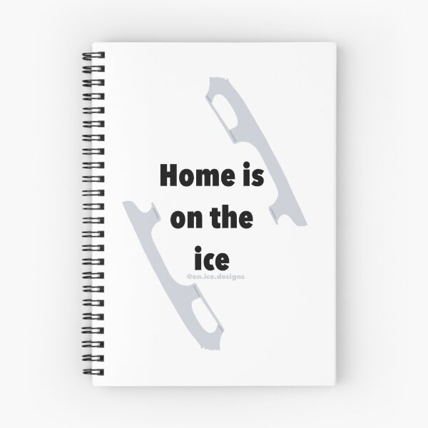 Item preview, Home is on the ice- black designed and sold by evangelineonice.