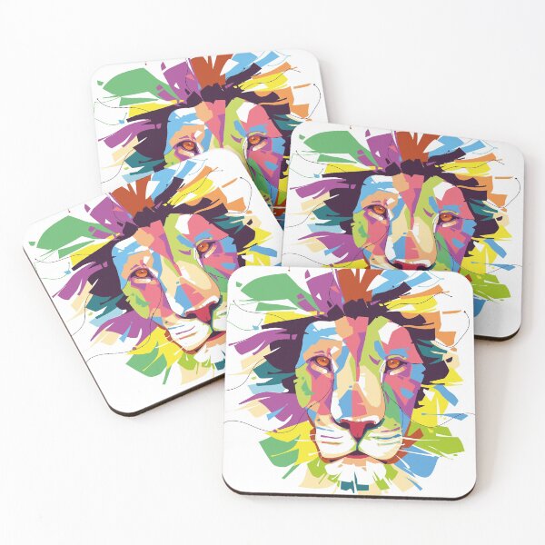 Item preview, Deadfamous - Multicoloured Lion designed and sold by Dead-Famous.