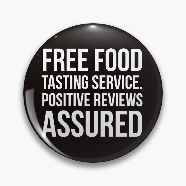 Item preview, Free Food Tasting designed and sold by Slogans4u.