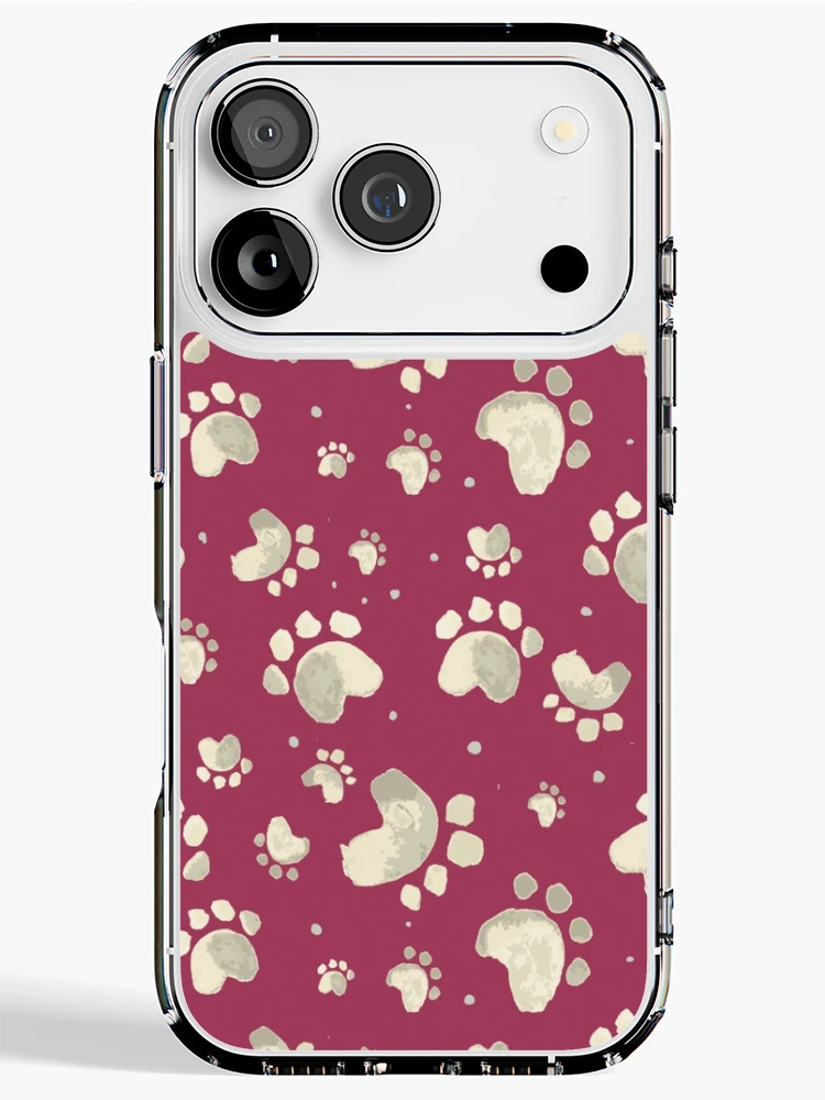 Thumbnail 1 of 5, iPhone Case, Dog Paw Pattern designed and sold by PatternTale.