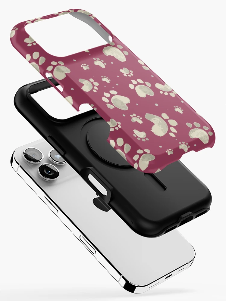 Thumbnail 2 of 4, iPhone Case, Dog Paw Pattern designed and sold by PatternTale.