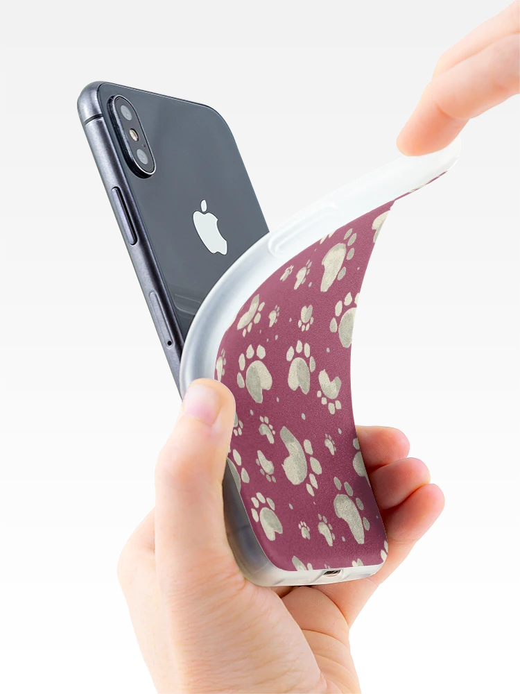 Thumbnail 4 of 5, iPhone Case, Dog Paw Pattern designed and sold by PatternTale.
