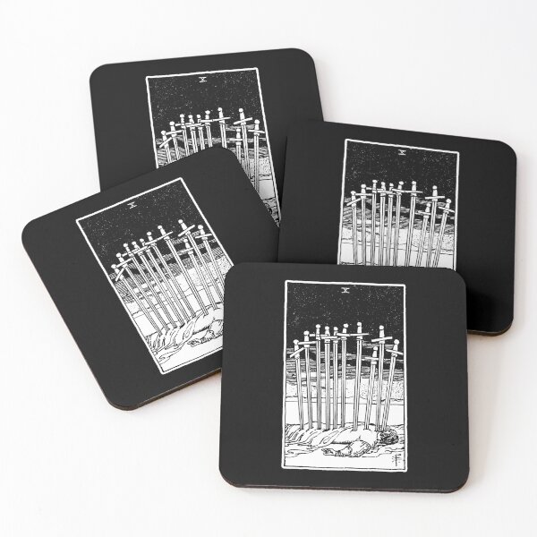 Item preview, Ten of Swords - X of Swords - Tarot Card - Major Arcana - fortune telling - occult designed and sold by createdezign.