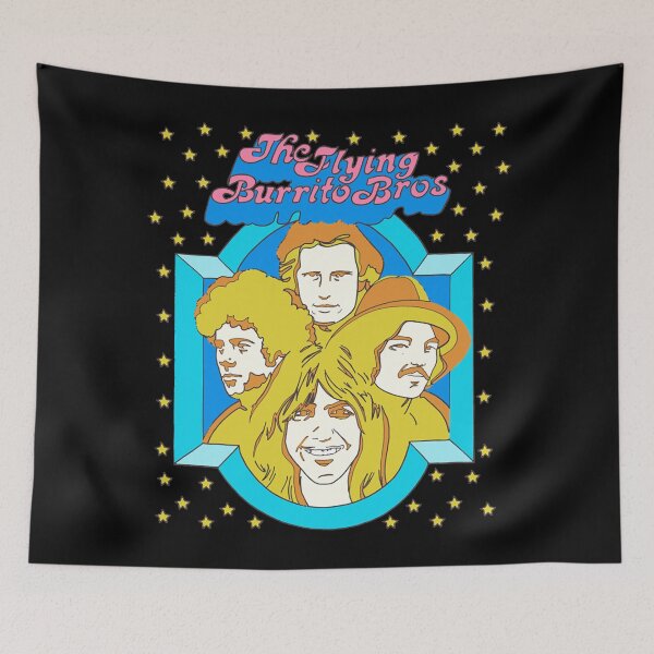 Artikelvorschau, The Byrds Mr Tambourine - The Flying Band Burrito Bros entworfen und verkauft von CarrieClark1110.