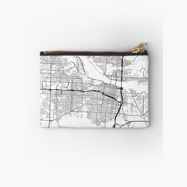 Item preview, Little Rock Map, USA - Black and White designed and sold by MainStreetMaps.