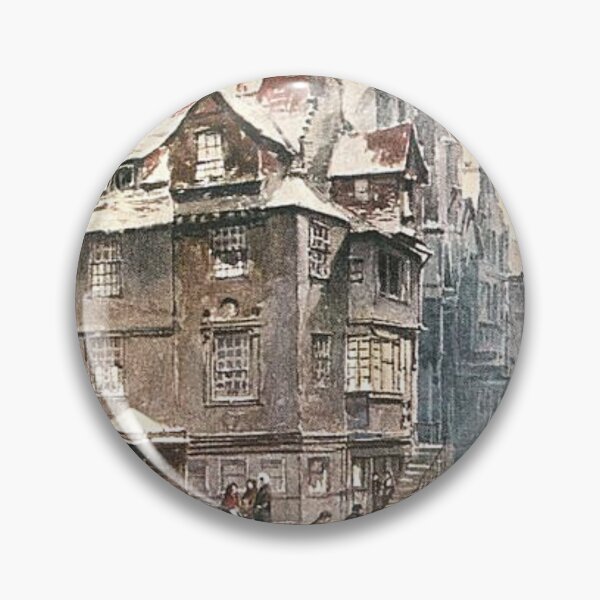 Aperçu de l'œuvre Illustration vintage de la maison de John Knox, Édimbourg créée et vendue par yourscotland.