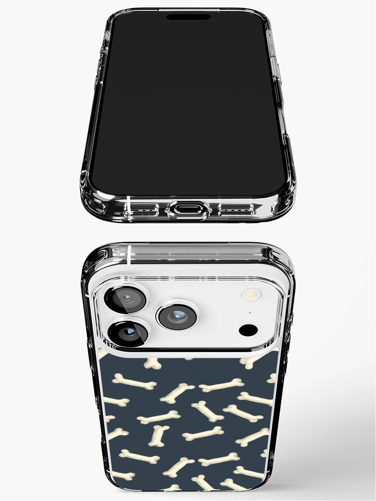 Thumbnail 3 of 5, iPhone Case, Dog Bones Pattern designed and sold by PatternTale.