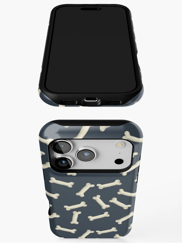 Thumbnail 3 of 4, iPhone Case, Dog Bones Pattern designed and sold by PatternTale.