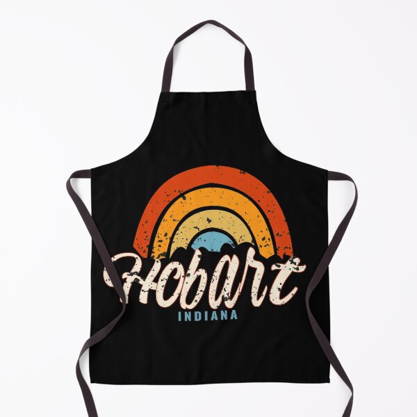 Item preview, Hobart Indiana IN Vintage Rainbow Retro 70s T-Shirt designed and sold by AMZBlacKStore.