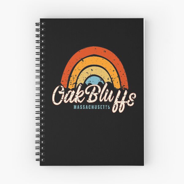 Item preview, Oak Bluffs Massachusetts MA Vintage Rainbow Retro 70s T-Shirt designed and sold by AMZBlacKStore.