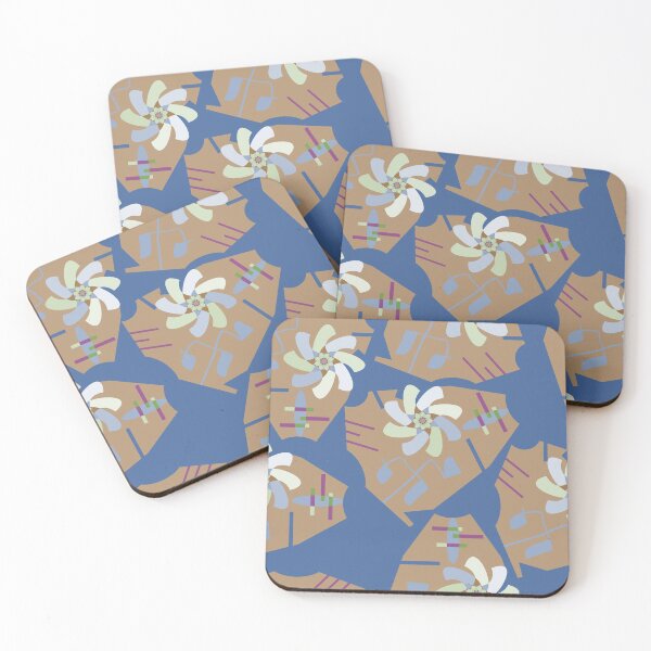 Item preview, geometry abstraction flowers designed and sold by vladislava antsiferova.
