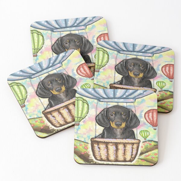 Item preview, Dachshund & Hot Air Balloon designed and sold by Clitus.