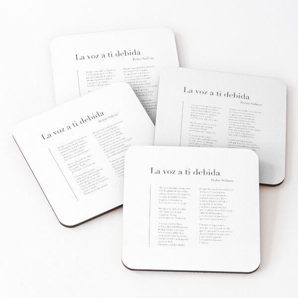 Item preview, La voz a ti debida de Pedro Salinas designed and sold by wisemagpie.