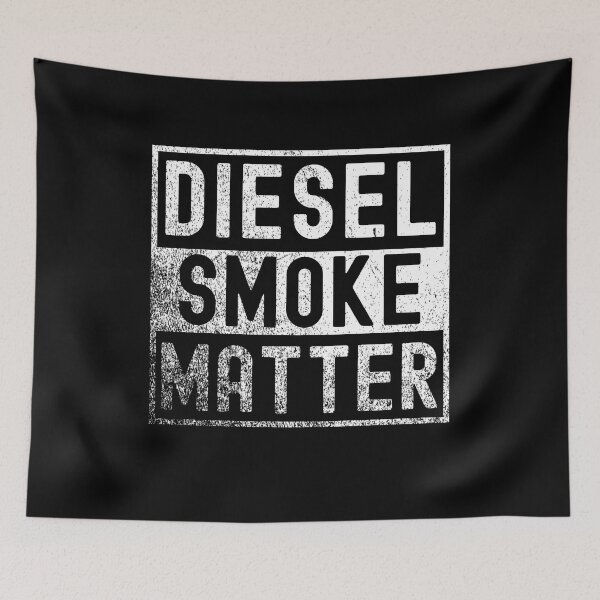 Item preview, Diesel Smoke Matter Funny No Gas Truck Meme Distressed Baseball Hat designed and sold by ExpressWayFour.