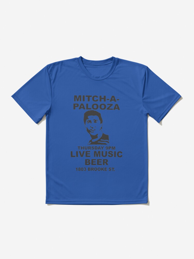 Mitch-A-Palooza T-Shirt - FiveFingerTees Guys / 2X-Large / Gold