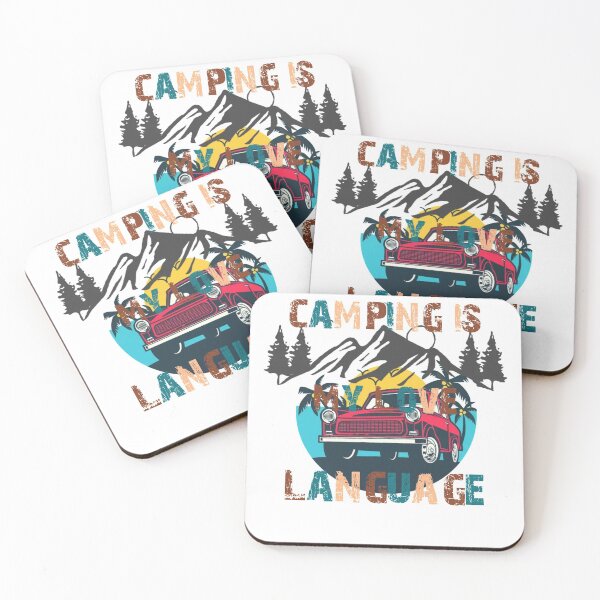Item preview, Camping is my love language. designed and sold by Sanjay  Odedra.