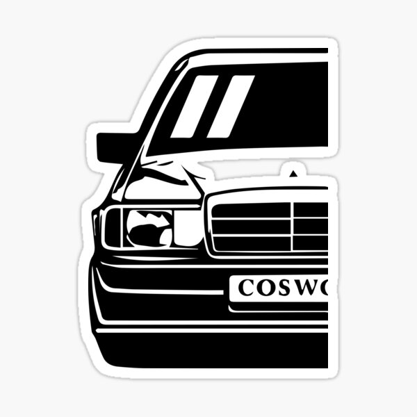 Mercedes Benz W123 Stickers for Sale