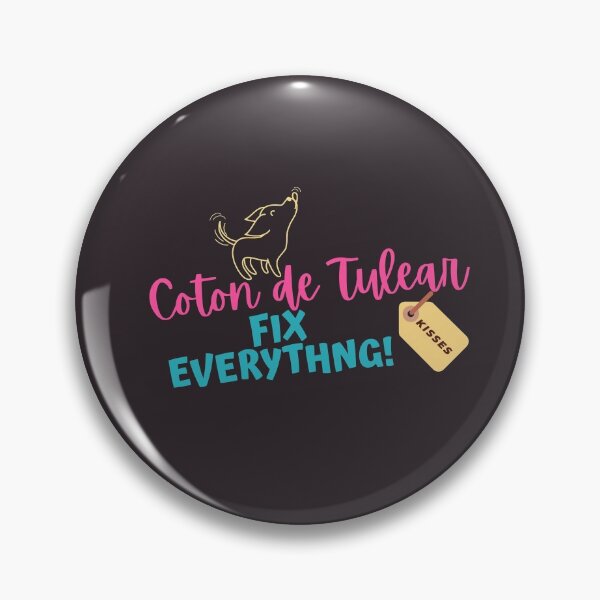 Item preview, Coton de Tulear Kisses Fix Everything designed and sold by CactusFamily.