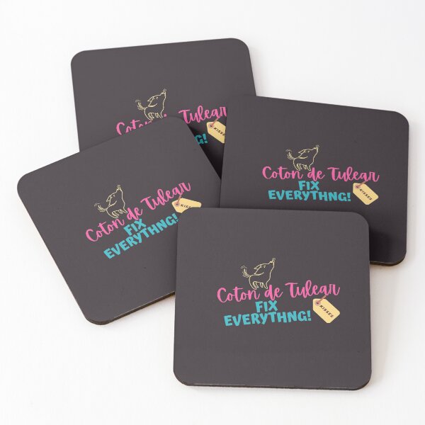 Item preview, Coton de Tulear Kisses Fix Everything designed and sold by CactusFamily.