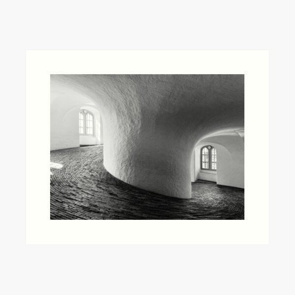 Item preview, Round tower Copenhagen black and white designed and sold by TheNordicDesign.