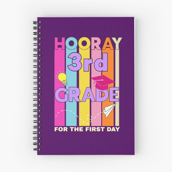 Item preview, hooray 3rd grade for the first day back to school  designed and sold by champagnemoment.