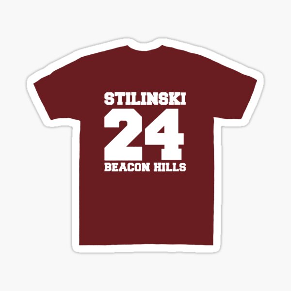 Stiles Stilinski 24 Beacon Hills Cyclones Hockey Jersey Teen Wolf TV Series  White
