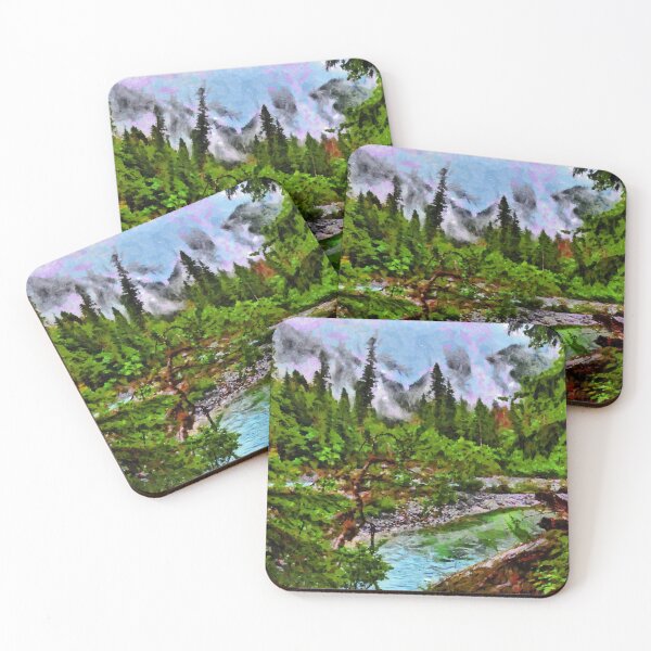 Item preview, Misty and mysterious Baker Lake, North Cascades designed and sold by Sergey Ovchinnikov.