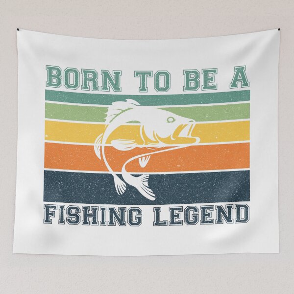 Item preview, Born to be a fishing legend designed and sold by veczock.
