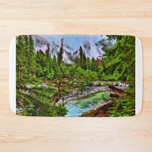 Item preview, Misty and mysterious Baker Lake, North Cascades designed and sold by Sergey Ovchinnikov.