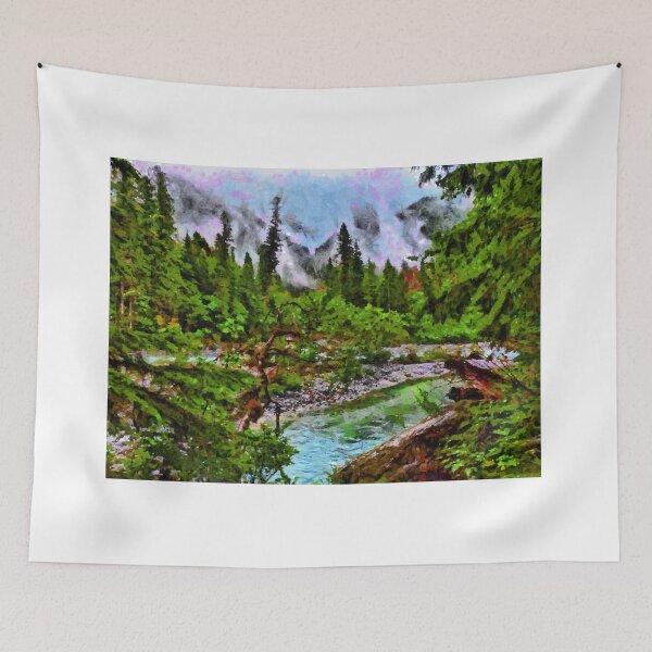 Item preview, Misty and mysterious Baker Lake, North Cascades designed and sold by Sergey Ovchinnikov.