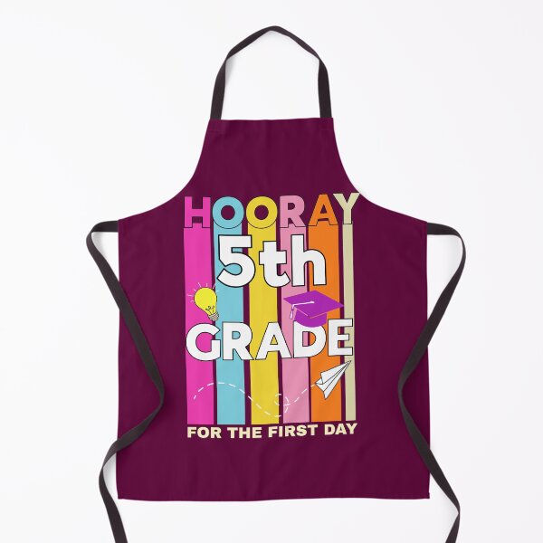 Item preview, hooray 5th grade for the first day back to school designed and sold by champagnemoment.