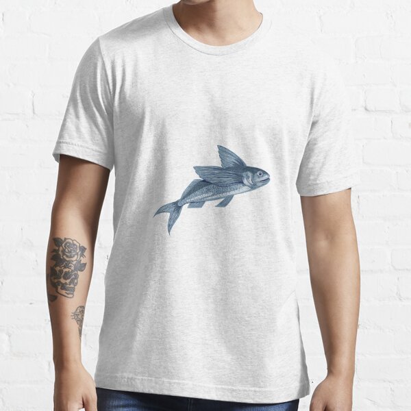 Flying Fish Drawing Essential T-Shirt for Sale by patrimonio
