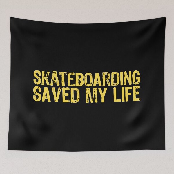Item preview, Skateboarding Saved My Life designed and sold by The "I Love Everything" Shop.