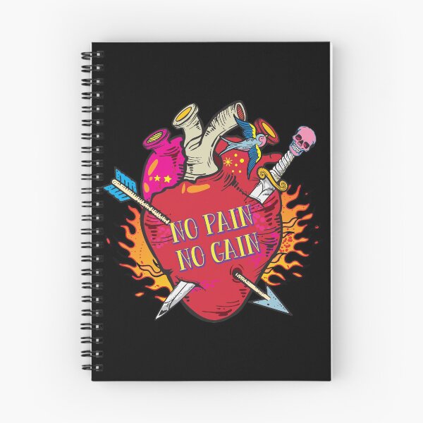 Item preview, heart theme, no pain no gain designed and sold by Ultramarine92.