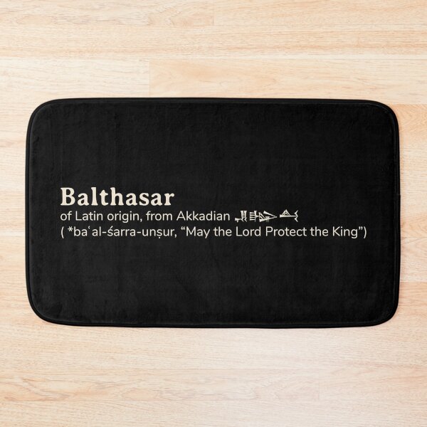 Item preview, Balthazar name etymology designed and sold by YourNameStory.